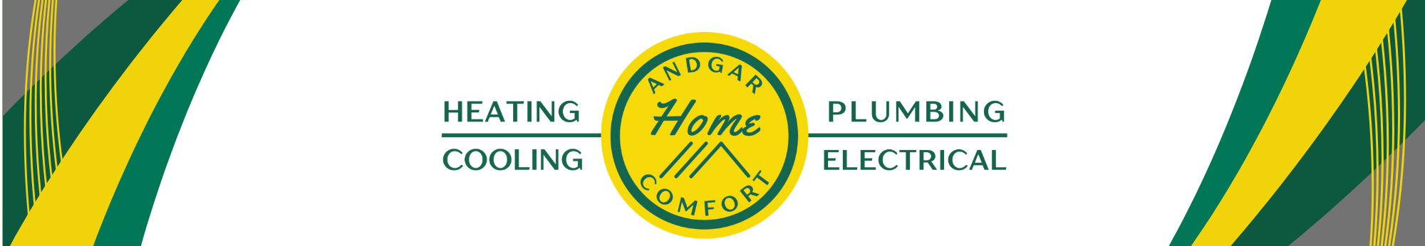 Andgar Home Comfort Heating, Cooling, Plumbing, and Electrical horizontal logo