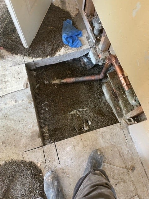  Andgar Home Comfort Plumbing Repair on Punctured Copper Pipe Fix